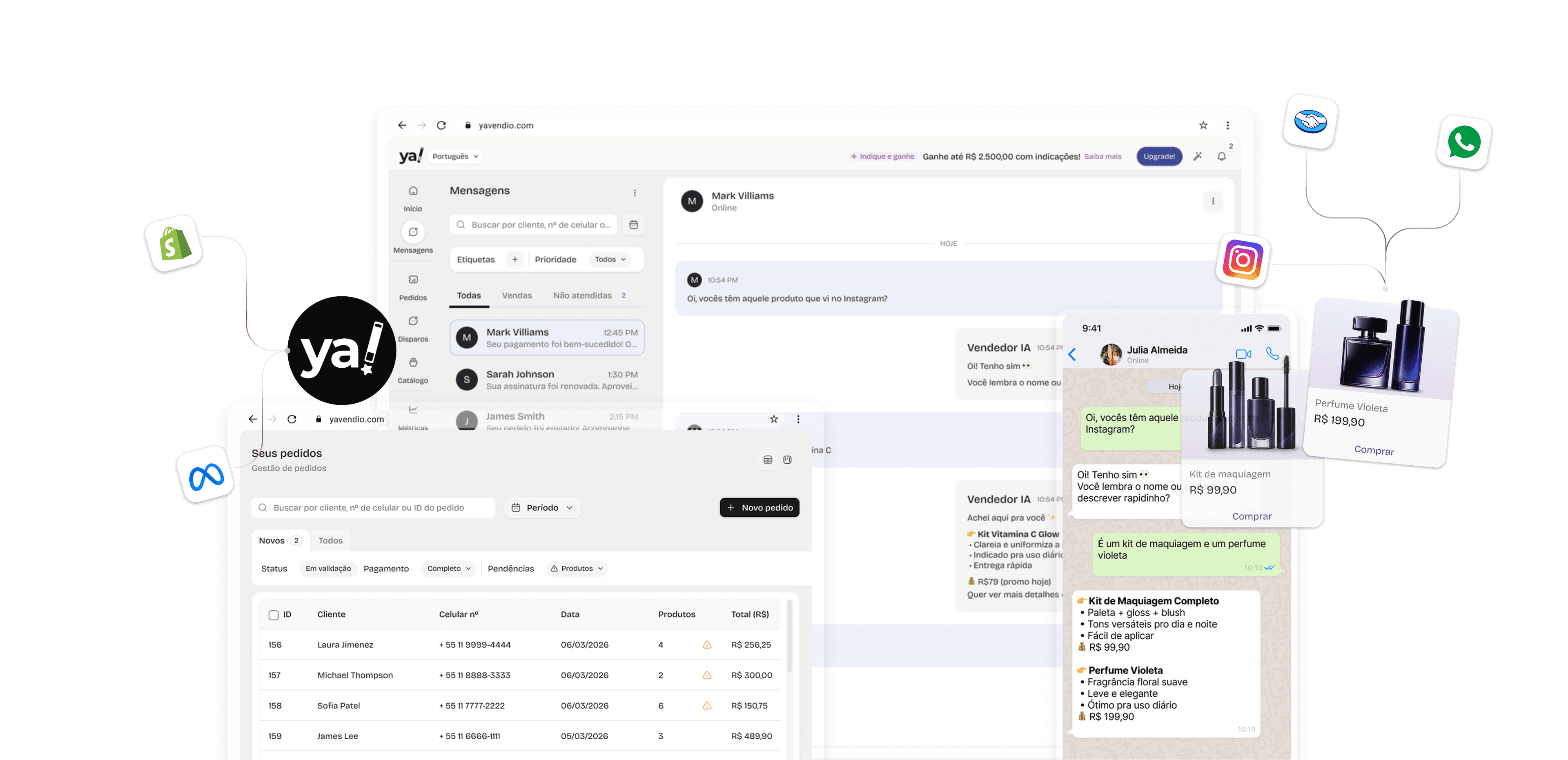 yavendió! platform — WhatsApp AI sales agent